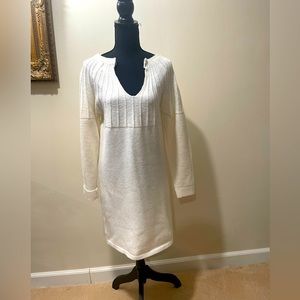 Francesca's Blue Rain Darian Back Bow Sweater